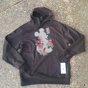 NEFF x Disney Mickey Mouse Roses Hoodie New M